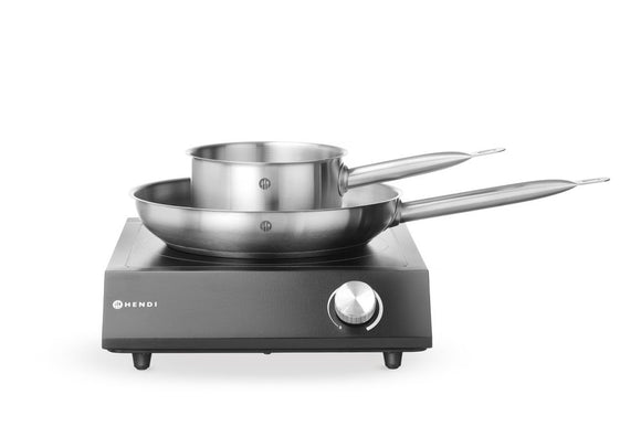 Induksjons kokeplate sett - Sort