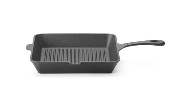 Grillpanne i støpejern - Svart