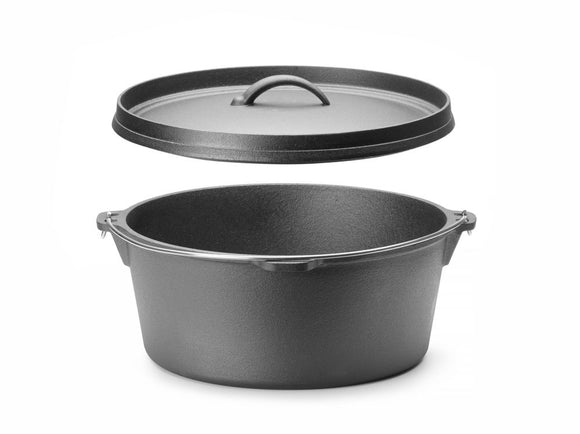 Støpejernsgryte - 7,2L - Svart