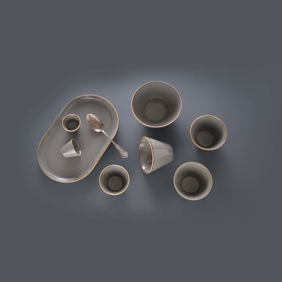 Ovalt fat i stein, 300x150mm, Min. kjøp: 6