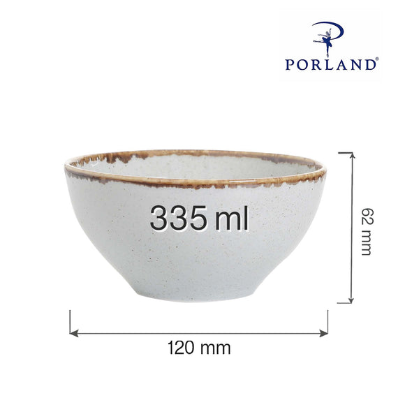 Askegrå bolle, 120 mm, Min. kjøp: 6