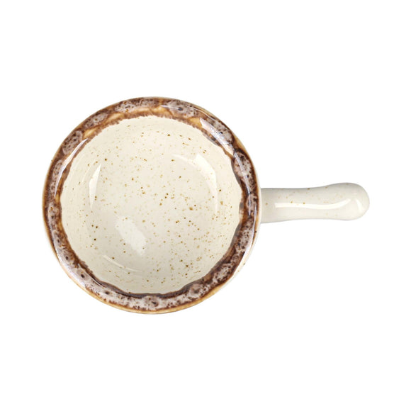 Sand miniskål med håndtak, 60 mm, Min. kjøp: 6