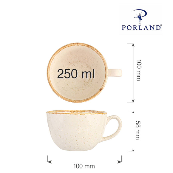 Elegant sandkopp, 250 ml, Min. kjøp: 6