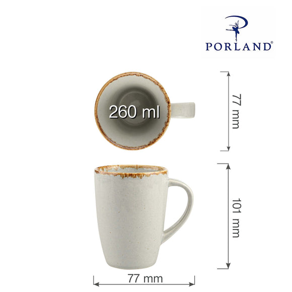 Askensfarget krus, 260 ml, Min. kjøp: 6