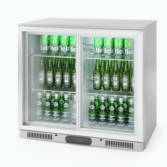 CANDOUR barkjøler 188L med skyvedør, 900x520x(H)835mm