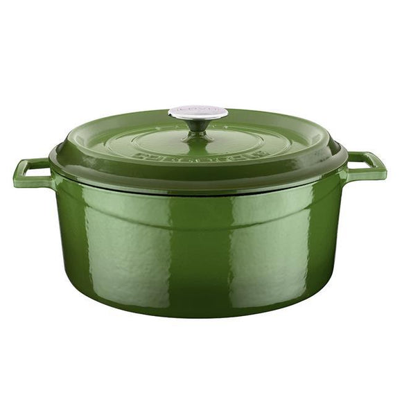 Rund støpejernsgryte, diameter (28 cm), 6700 ml