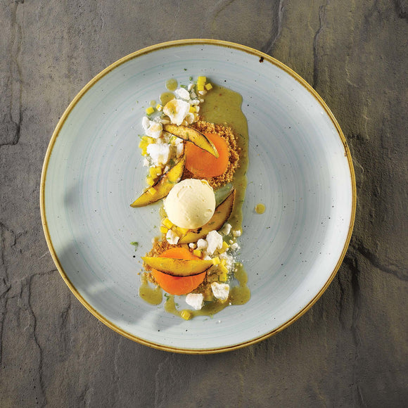 Stonecast Duck Egg coupé-tallerken, 288 mm, Min. kjøp: 6