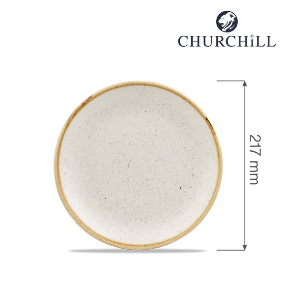 Stonecast Barley White kupétallerken, 217 mm, Min. kjøp: 6