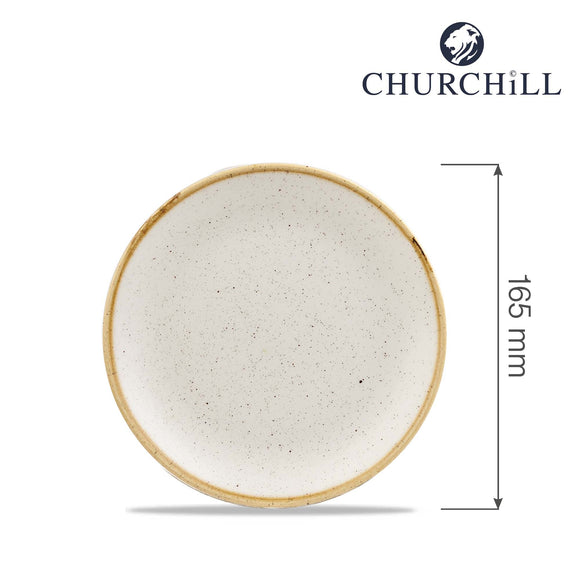 Stonecast Barley White kupétallerken, 165 mm, Min. kjøp: 6