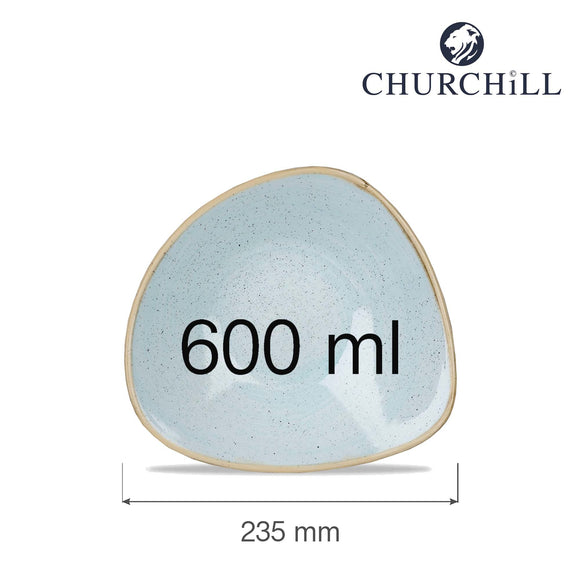 Stonecast Duck Egg trekantet bolle, 235 mm, Min. kjøp: 6