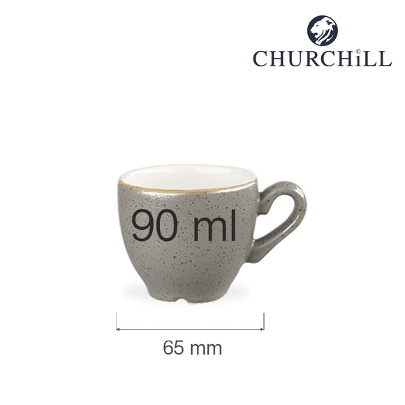 Stonecast Grå espressokopp, 90 ml, Min. kjøp: 6