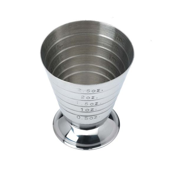 Målebeger, rustfritt stål, 75 ml