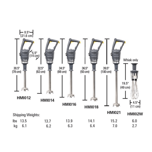 BigRig Immersion Blender, 1000x216mm