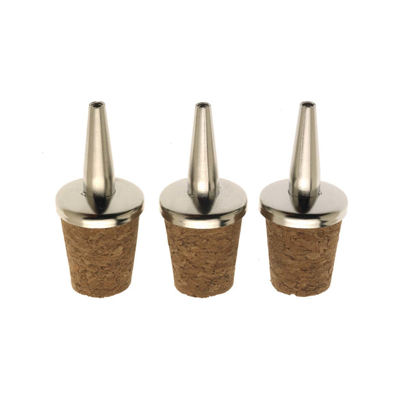 Dasher-topper, sett med 3, rustfritt stål