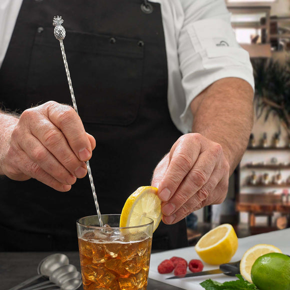 Swizzle-pinne, rustfritt stål, 340 mm