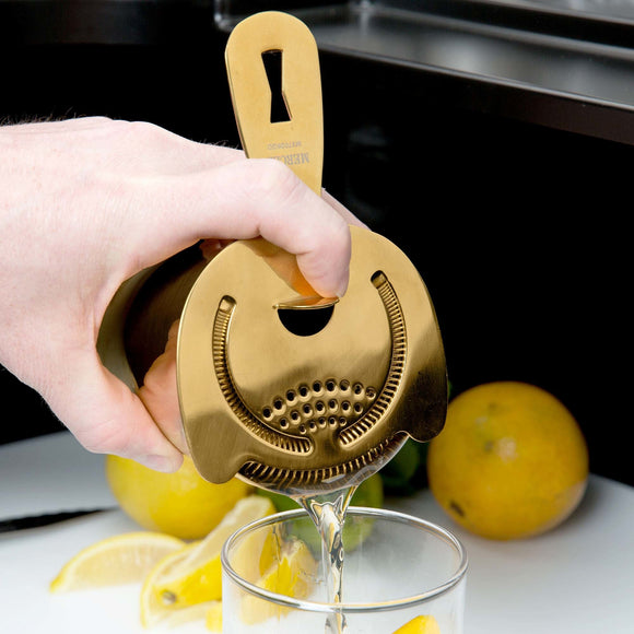 Kraftig fjærsil, gullbelagt, 150 mm