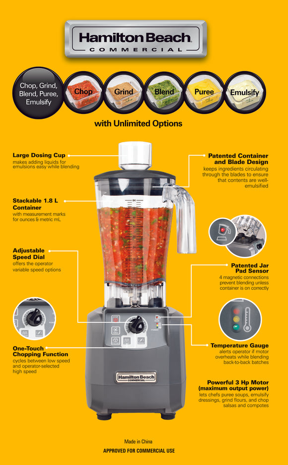 EXPEDITOR 600 Kulinarisk Blender