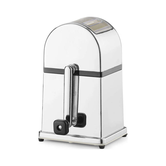 Forkrommet sinklegerings-isknuser med plastbeholder og -øse, 140 x 160 x (h) 270 mm