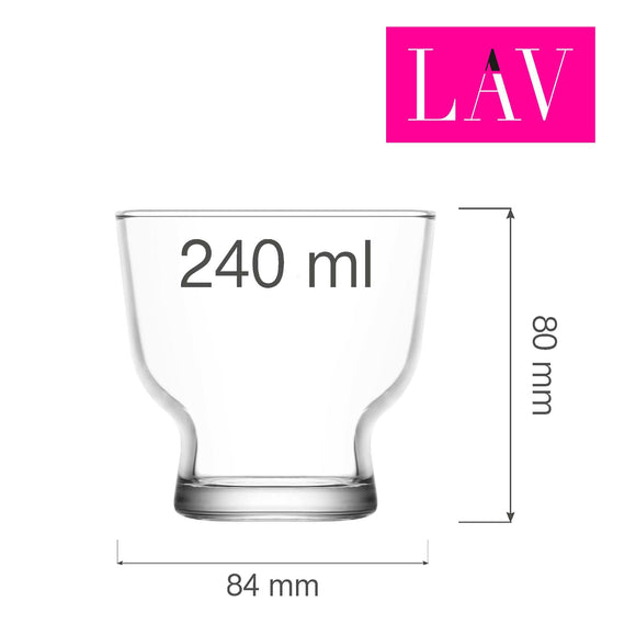 Liten iskrem- og dessertkopp 240 ml, Min. kjøp: 6