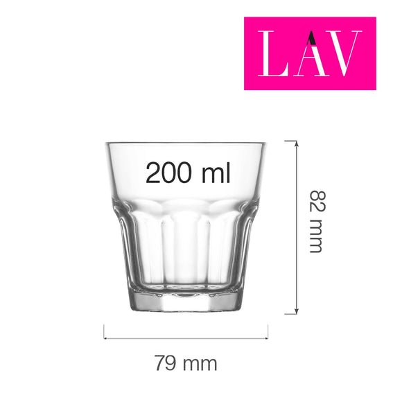 Aras vannglass 200 ml, Min. kjøp: 6