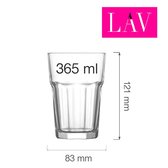 Aras longdrinkglass 365 ml, Min. kjøp: 6