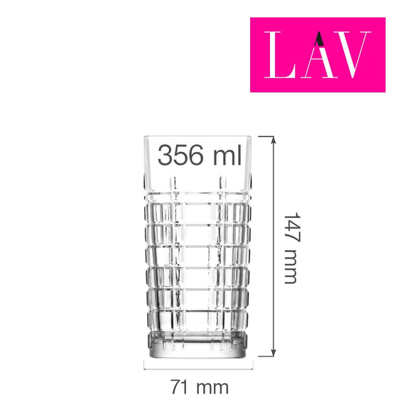 Brit longdrinkglass 356 ml, Min. kjøp: 6