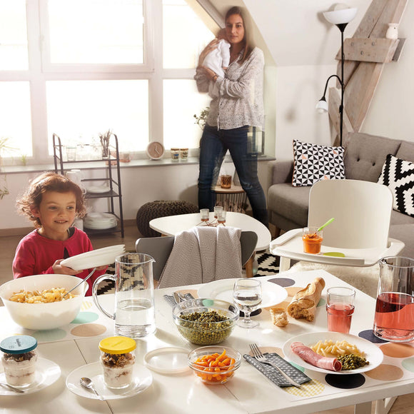 Flat tallerken til hverdagsbruk, 195 x (H) 15 mm, Min. kjøp: 6