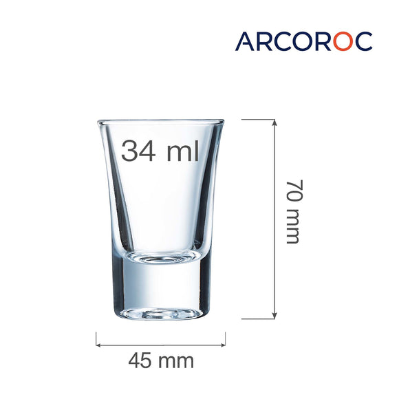 Hotshot-glass, 34 ml, Min. kjøp: 6