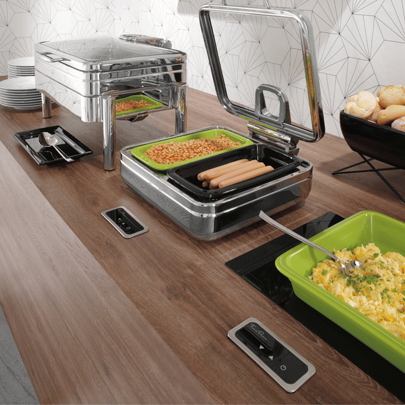 Innebygd induksjonskomfyr 1000 W, 350x350 mm