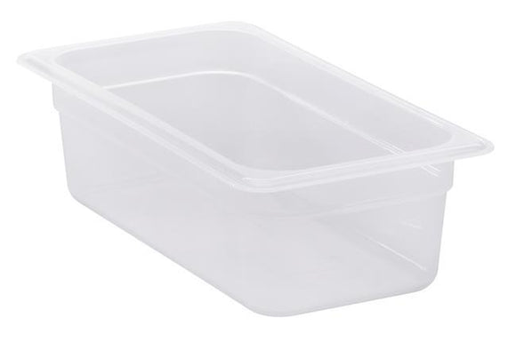 GN 1/3 beholder laget av gjennomsiktig polypropylen, 325x176x(H)100mm