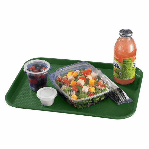 Fast Food-brett i polypropylen, strukturert overflate, grønn, 300x410 mm, Min. kjøp: 1