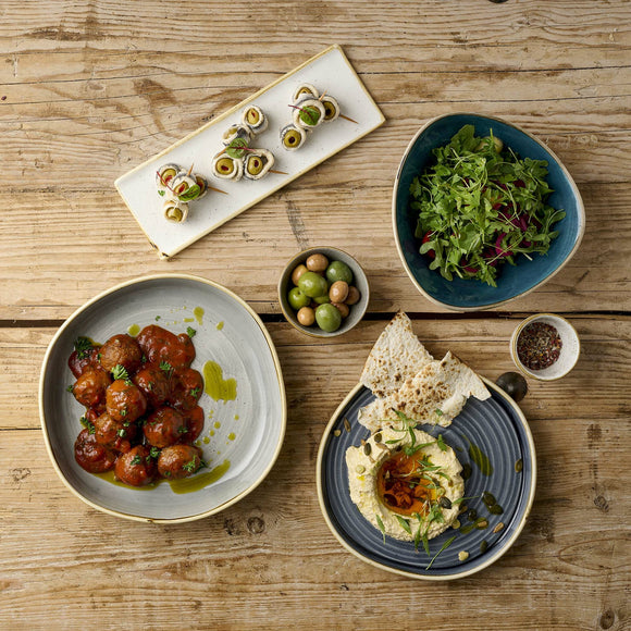 Stonecast pepperkorngrått porselensbrett, 300x90mm, Min. kjøp: 6