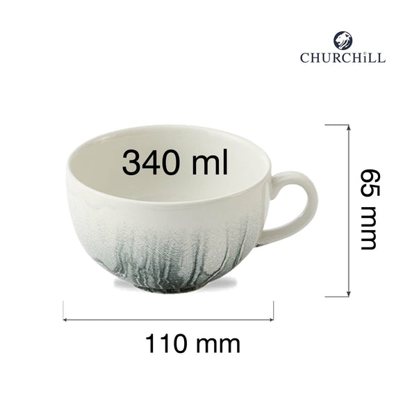 Tide svart kaffekopp, 340 ml, Min. kjøp: 6