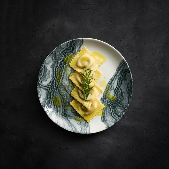 Tide svart espresso-tallerken, 120 mm, Min. kjøp: 6