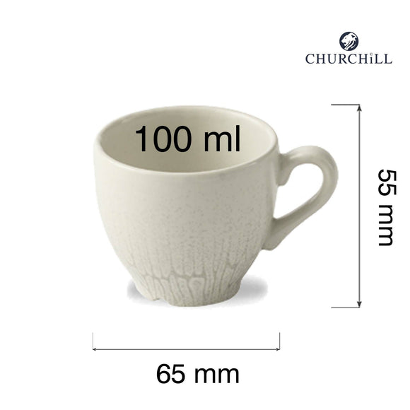 Delta grå espressokopp, 100 ml, Min. kjøp: 6