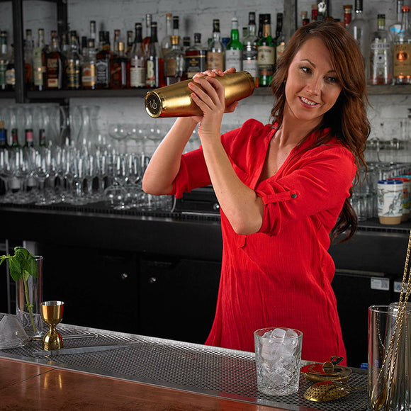 Diamond Lettice japansk stil 3-delt cocktailshaker, antikk kobber, 700 ml