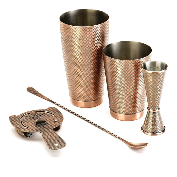 Diamond Lettice japansk jigger, kobber, 30/60 ml