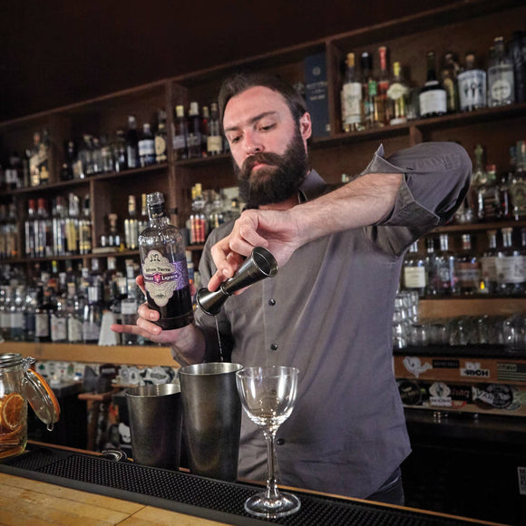 Klokkejigger med rett kant, svart, 25/50 ml