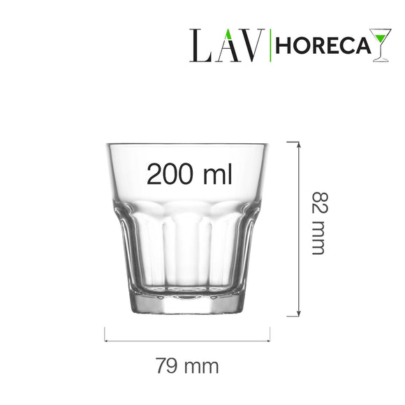 Amsterdam vannglass 200 ml, LAV , Min. kjøp: 12