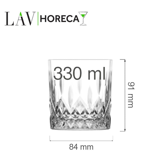 Edinburgh whiskyglass 330 ml, LAV, Min. kjøp: 12