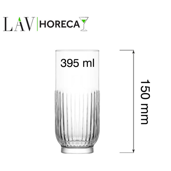 Tokyo høyt glass, 395 ml, LAV, Min. kjøp: 12