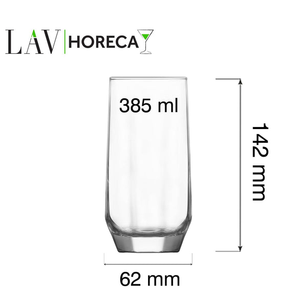 Riga longdrinkglass, 385 ml, LAV, Min. kjøp: 12