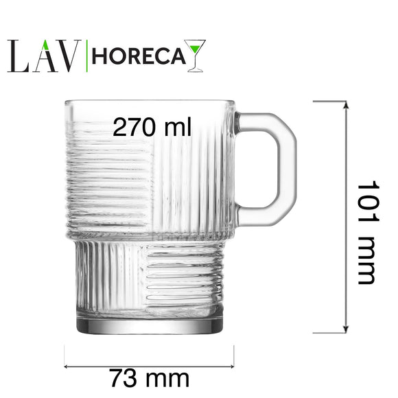 Istanbul glasskrus, 270 ml, LAV, Min. kjøp: 12