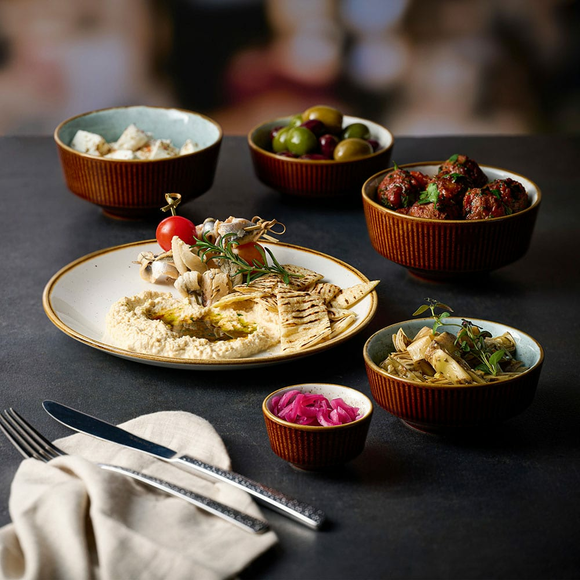 Stonecast Barley White kupétallerken, 217 mm, Min. kjøp: 6