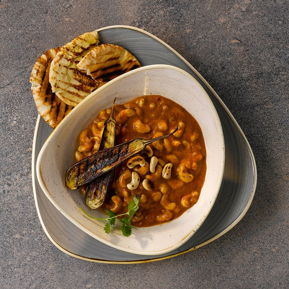 Stonecast Grå trekantet plate, 311 mm, Min. kjøp: 6