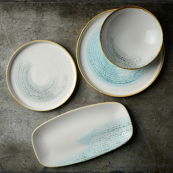 Homespun Accents Jasper Grey coupé-skål, 182 mm, Min. kjøp: 6