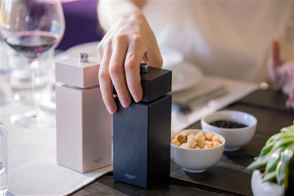 Trento saltkvern, svart, 165 mm