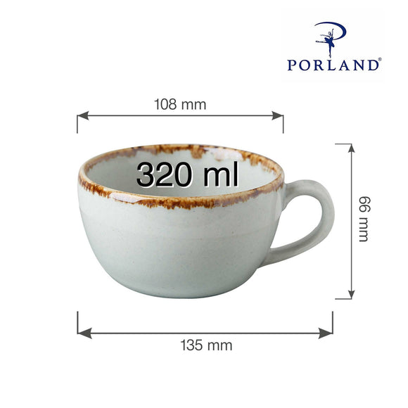 Elegant askfarget kopp, 320 ml, Min. kjøp: 6