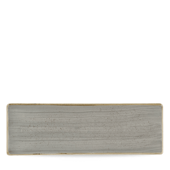 Stonecast pepperkorngrått porselensbrett, 320x110mm, Min. kjøp: 6