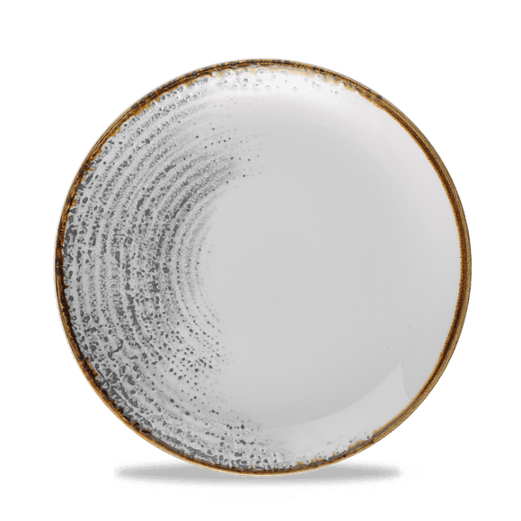 Homespun Accents Jasper Grey coupé-tallerken, 217 mm, Min. kjøp: 6